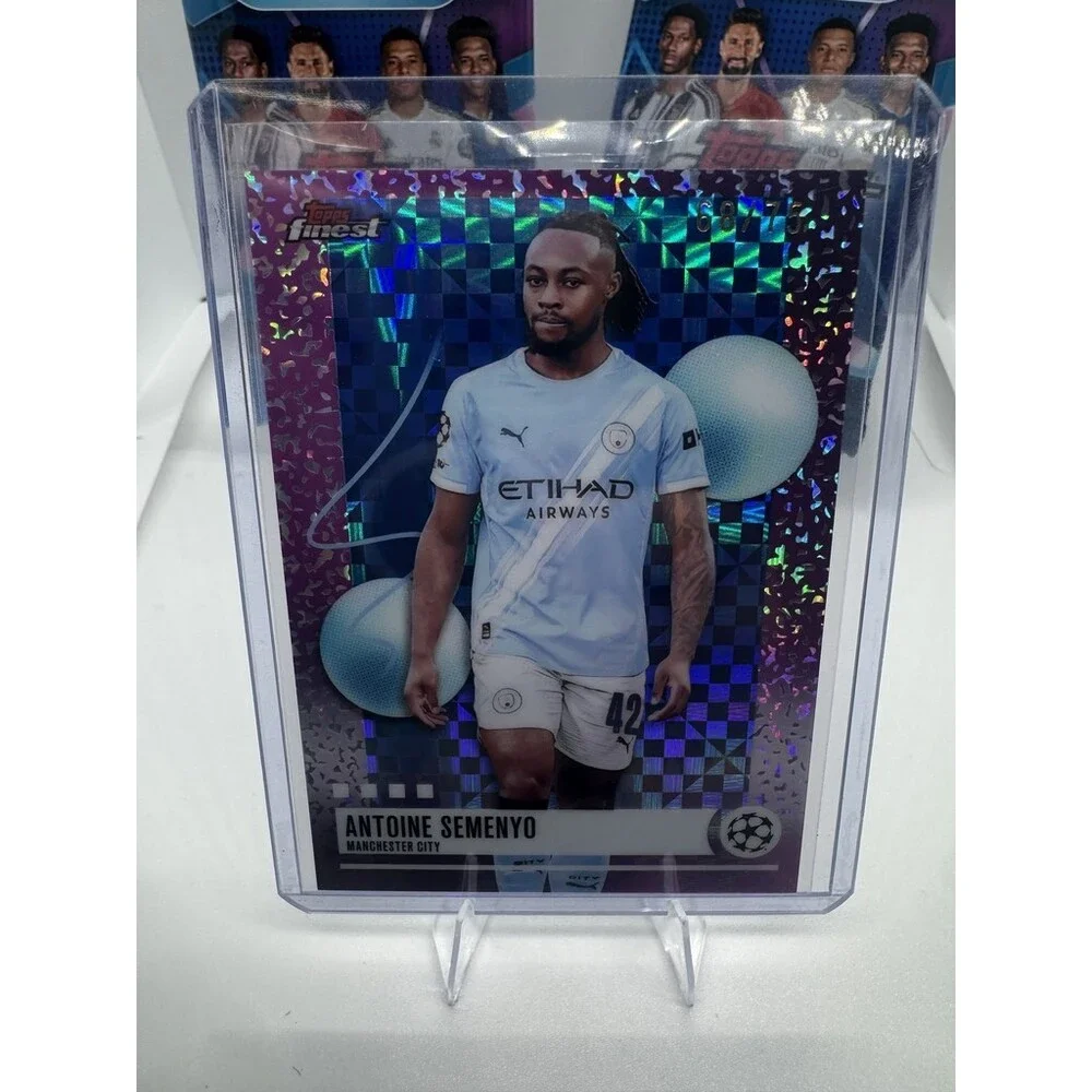 2025-26 Finest UEFA Club Antoine Semenyo, Manchester City Purple /75